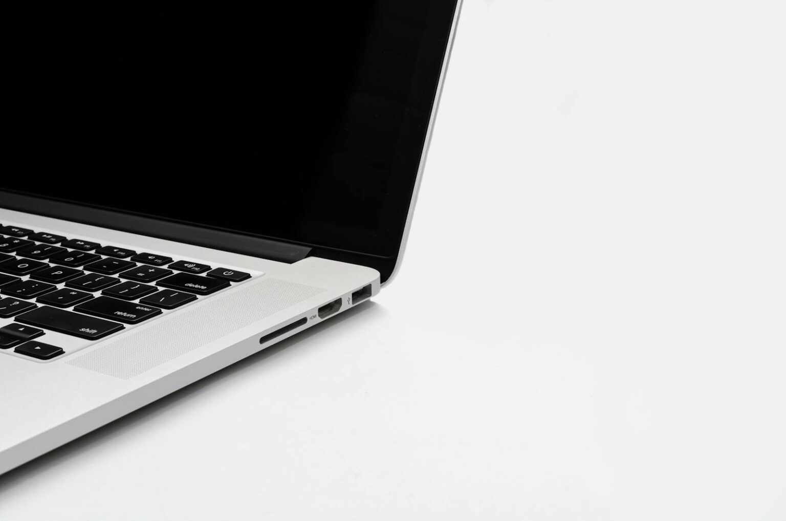 Close-up of Laptop Keyboard